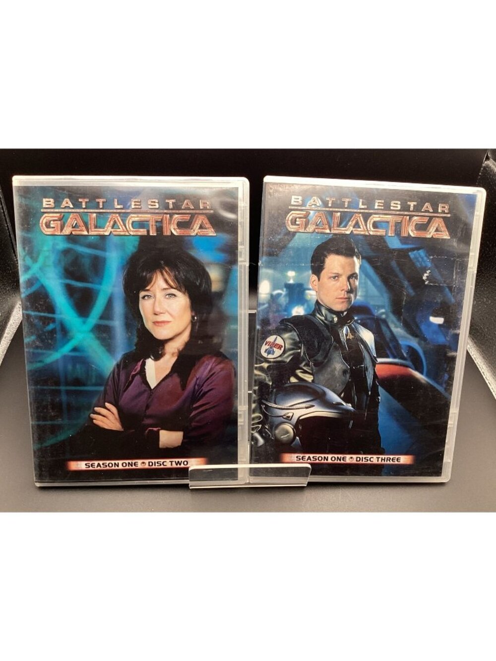 Battlestar Galactica Season 1 (DVD, 2005, 5-Disc Set) Discs 2 & 3 Only Slim Case
